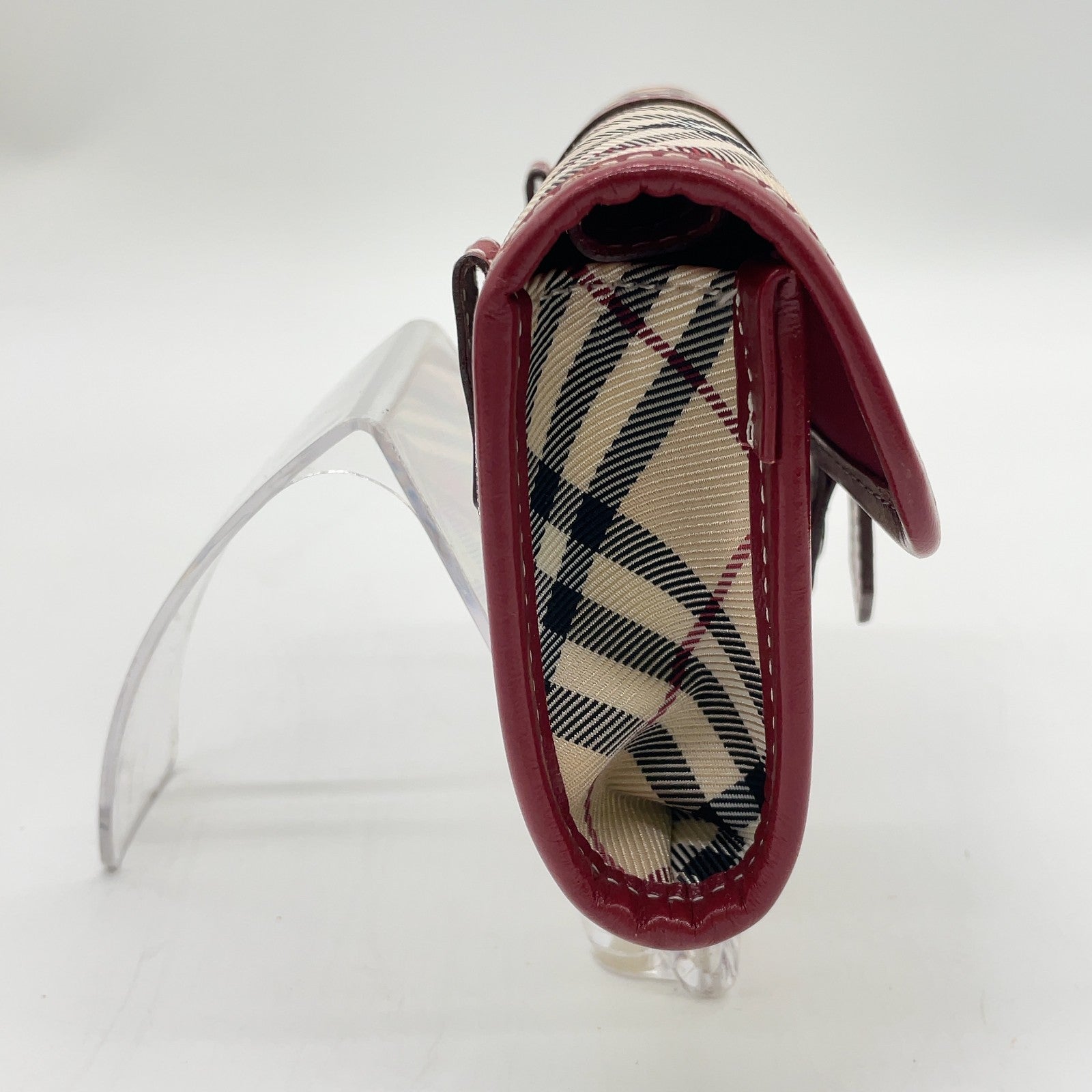 Burberry Blue Label Nova check canvas beige 2way crossbody/waist bag