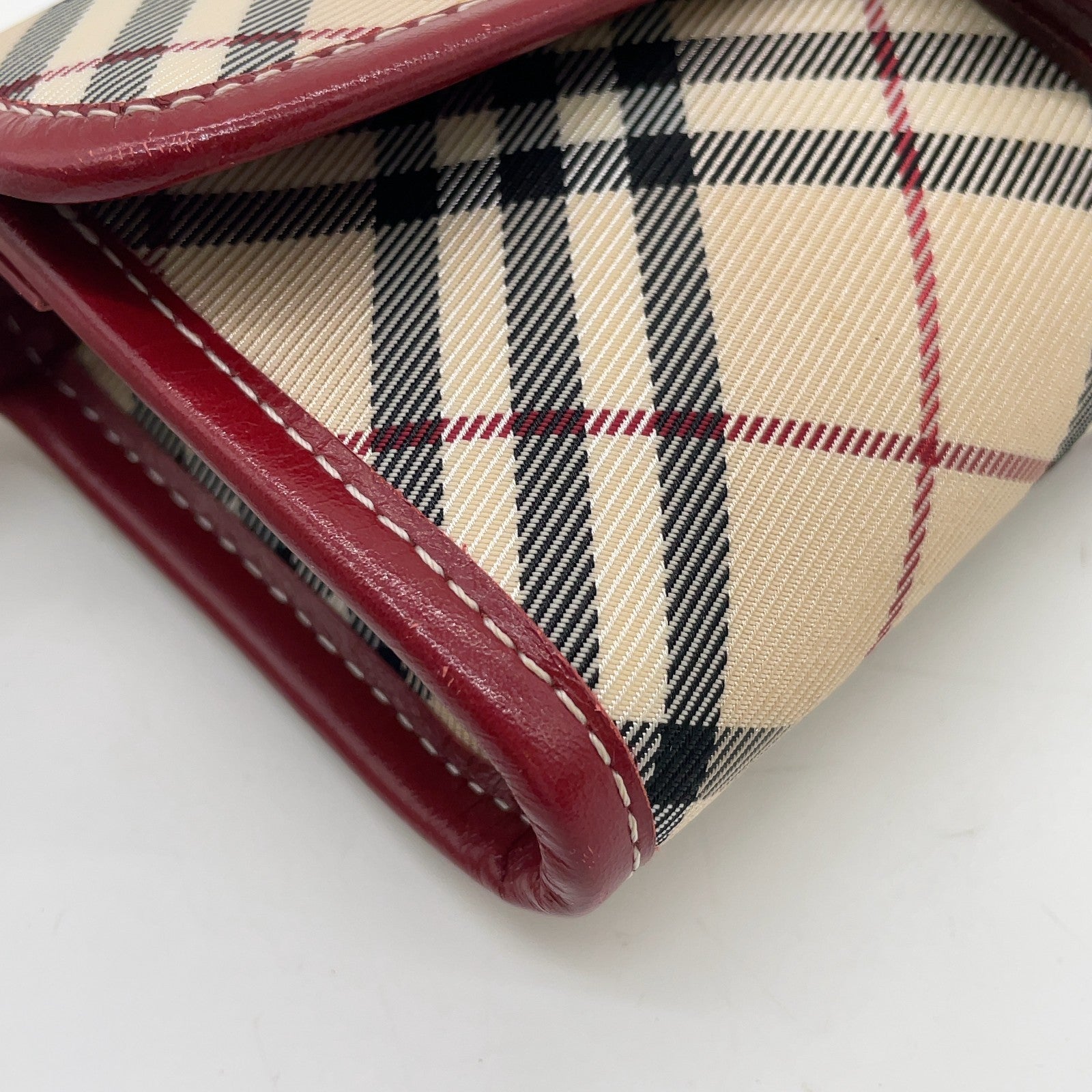 Burberry Blue Label Nova check canvas beige 2way crossbody/waist bag