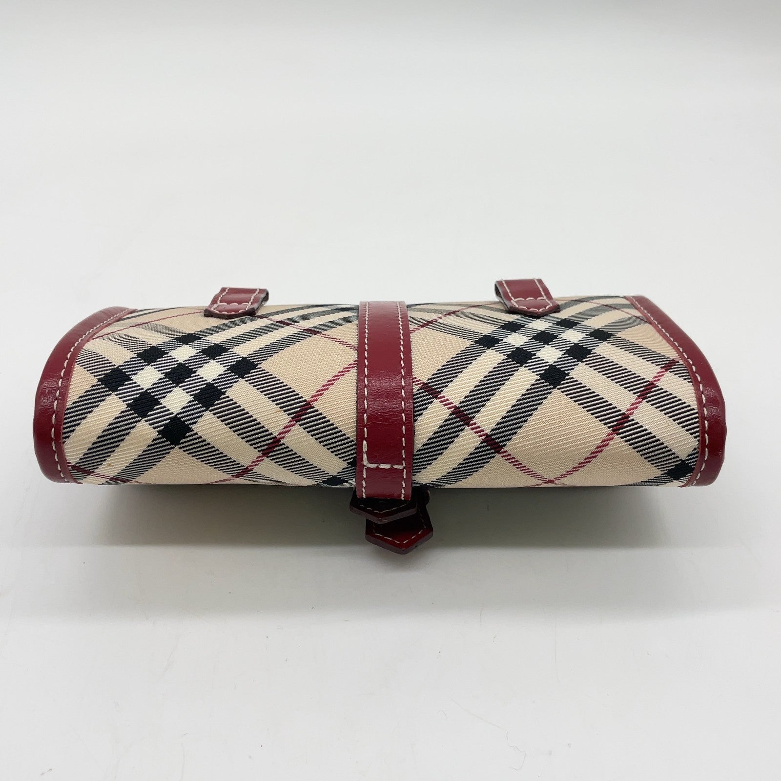 Burberry Blue Label Nova check canvas beige 2way crossbody/waist bag